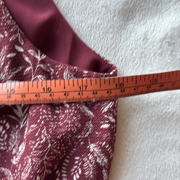 NWT RW&CO Maroon Jumpsuit - Picture 3 of 10